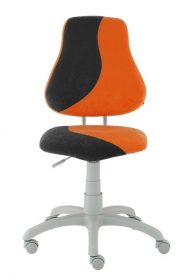 Dětská rostoucí židle Fuxo S-Line oranžová/černá