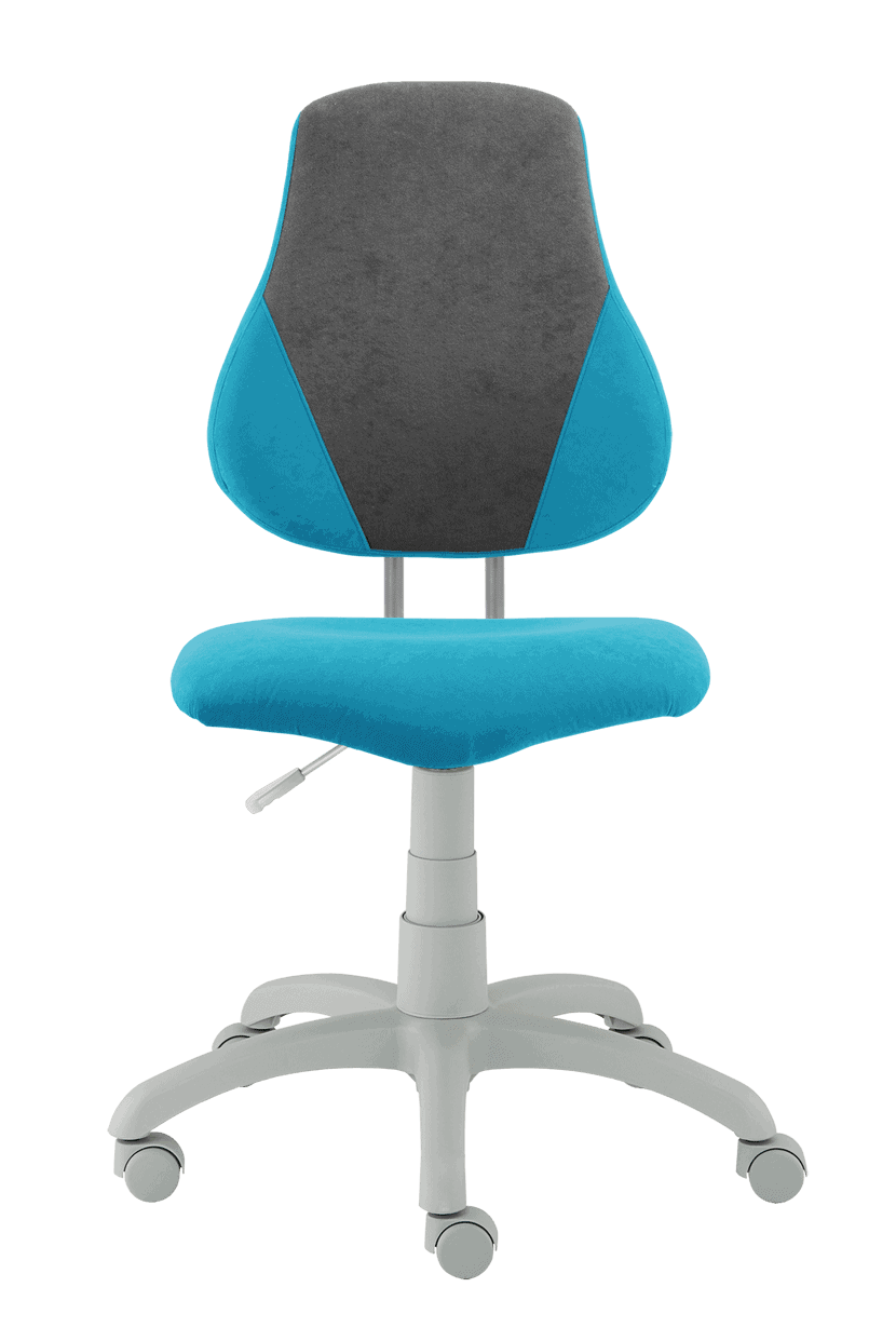 Alba Rostoucí židle Fuxo V-Line - šedá / světle modrá
