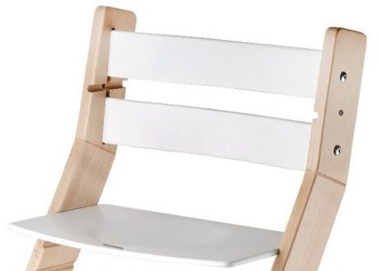 Rostoucí židle Sandy natur lak / bílá - detail