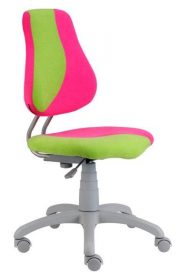 Židle Fuxo růžová / zelená