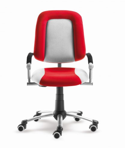Židle Freaky Sport aquaclean červeno šedá ze předu