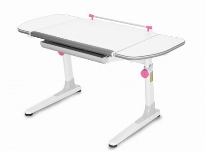 Rostoucí stůl Mayer Profi 3 5v1 bílý s růžovými prvky