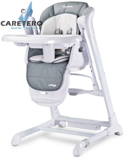 Dětská jídelní židlička 2v1 Caretero Indigo grey