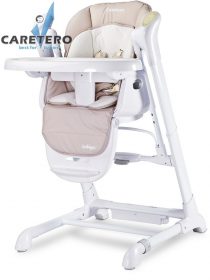 Dětská jídelní židlička 2v1 Caretero Indigo beige