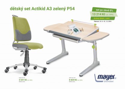 Dětský set zelený Actikid - Profi javor