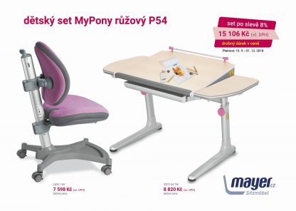 Dětský set růžový MyPony - Profi javor