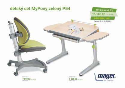 Dětský set zelený MyPony - Profi javor