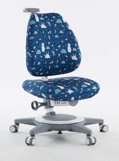 Snímatelný potah na židli Laura modrý