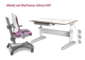 Mayer Set stůl Expert + MyChamp růžová