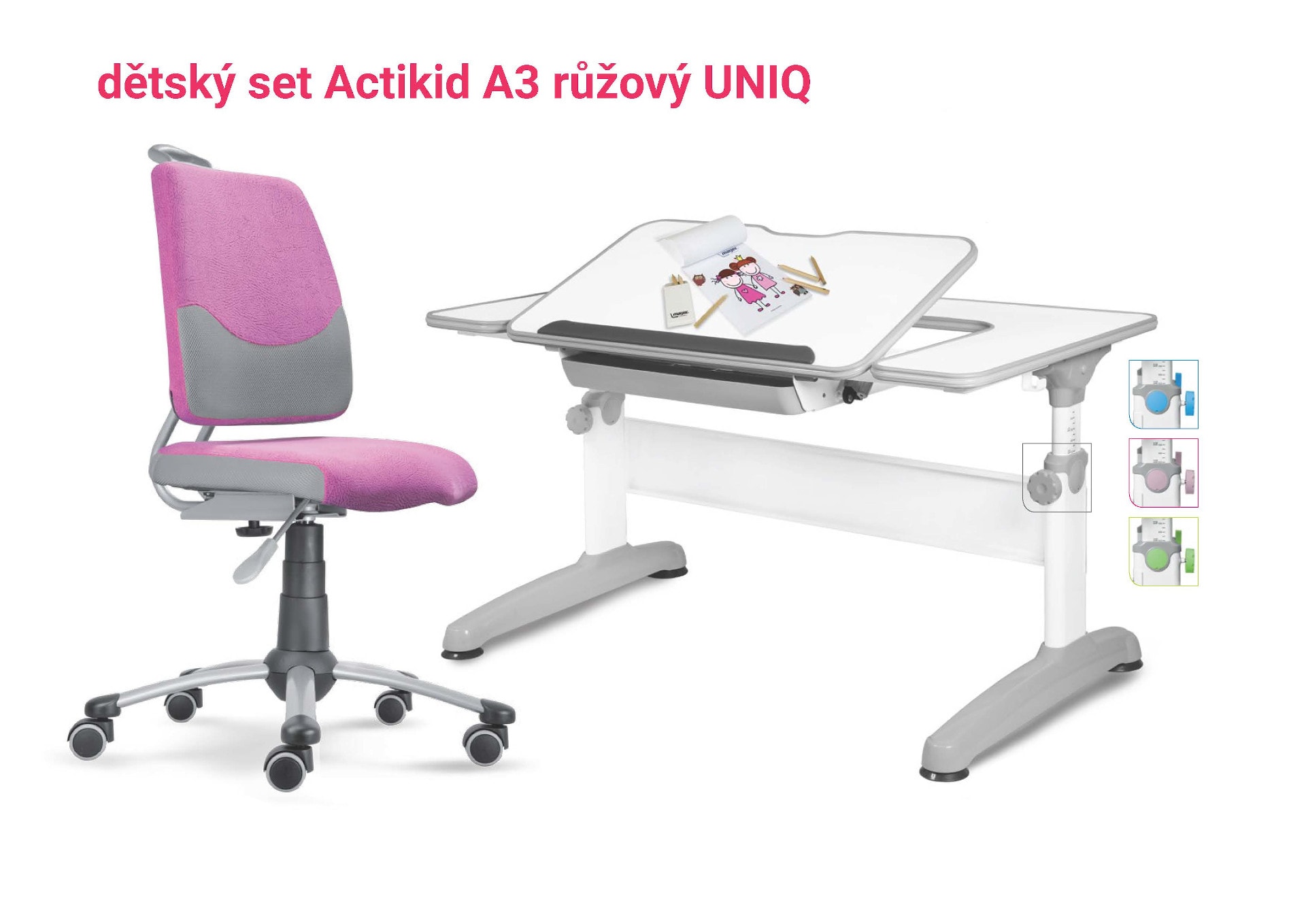 Mayer Dětský set růžový Actikid - Uniq