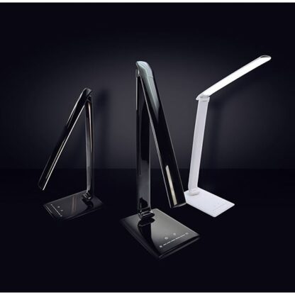 Solight LED stolní lampička stmívatelná, 12W, volba teploty světla, USB, černý lesk - Image 8