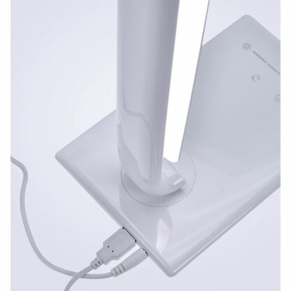 Solight LED stolní lampička stmívatelná, 12W, volba teploty světla, USB, bílý lesk - Image 4