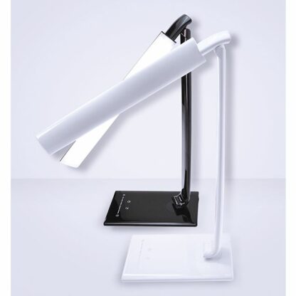 Solight LED stolní lampička stmívatelná, 12W, volba teploty světla, USB, bílý lesk - Image 8