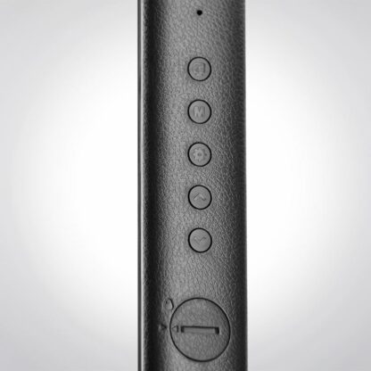Solight LED stolní lampička s displejem, 9W, volba teploty světla, kůže, černá - Image 7