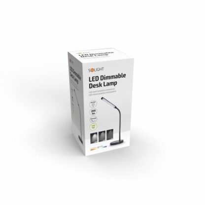 Solight LED stolní lampička, 4W, stmívatelná, 4200K, černá barva - Image 5