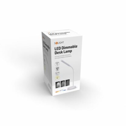 Solight LED stolní lampička, 4W, stmívatelná, 4500K, bílá barva - Image 5