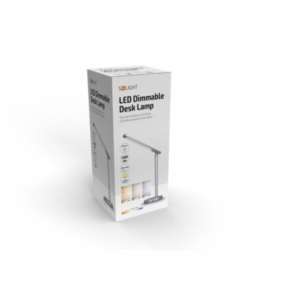 Solight LED stolní lampička, 7W, stmívatelná, změna chromatičnosti, stříbrná barva - Image 7