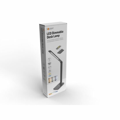Solight LED stmívatelná lampička s bezdrátovým nabíjením, 10W, změna chromatičnosti, šedá - Image 9