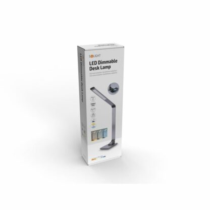 Solight LED stolní lampička stmívatelná, 10W, indukční nabíjení, změna chromatičnosti, hliník, šedá - Image 8