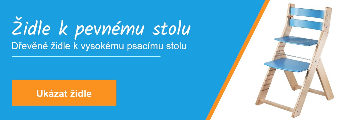 Židle k pevnému psacímu stolu