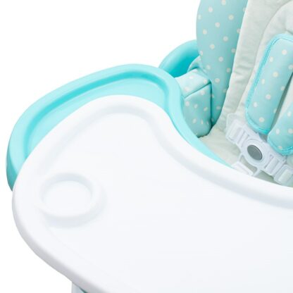 Jídelní židlička NEW BABY Minty Fox - ekokůže a vložka pro miminka - detail 3
