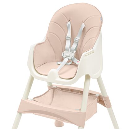 Jídelní židlička Baby Mix Nora dusty pink - detail 1