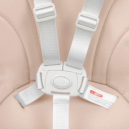 Jídelní židlička Baby Mix Nora dusty pink - detail 2