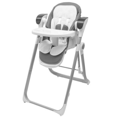Dětská jídelní židlička 2v1 SMART New Baby grey - detail 1