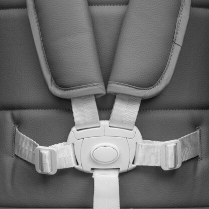 Dětská jídelní židlička 2v1 SMART New Baby grey - detail 6