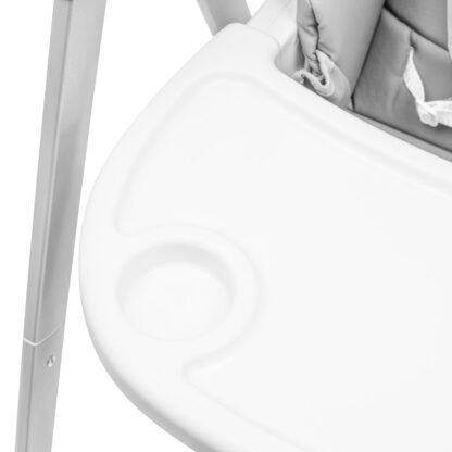 Dětská jídelní židlička 2v1 SMART New Baby grey - detail 7