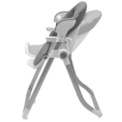 Dětská jídelní židlička 2v1 SMART New Baby grey - detail 8