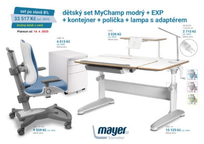 Dětský set MEGA modrošedý MyChamp - Expert