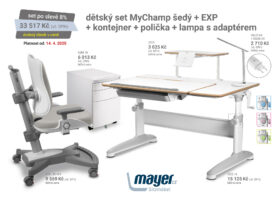 Dětský set MEGA šedý MyChamp - Expert